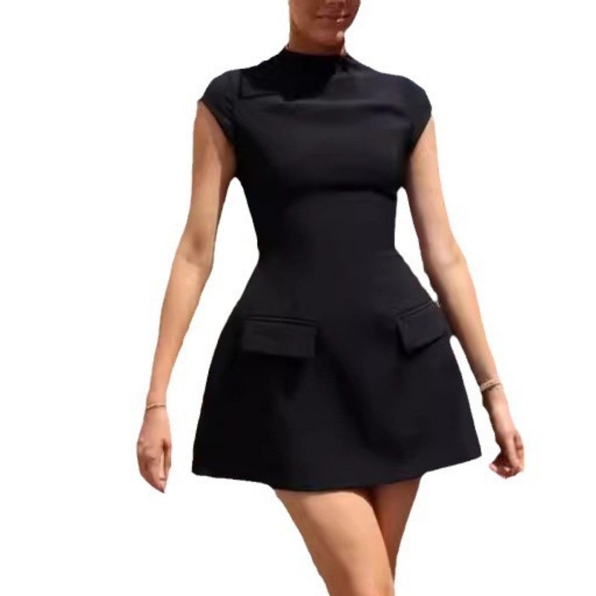 R&B | Taillenkleid im Taschendesign
