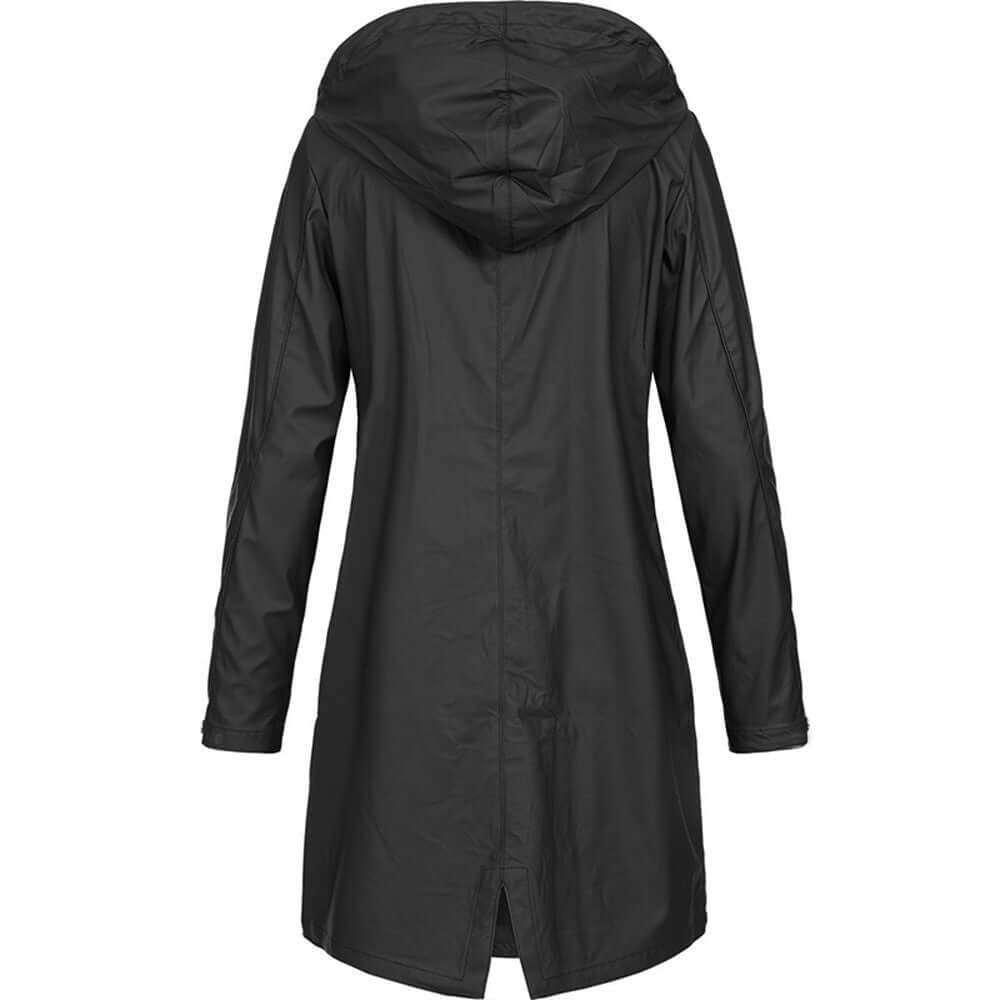 R&B | Damen Wasserdichter Kapuzen-Regenmantel