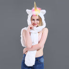 Damen LED Leuchtendes Einhorn-Schal R&B