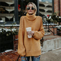 Damen kuscheliger Rollkragenpullover