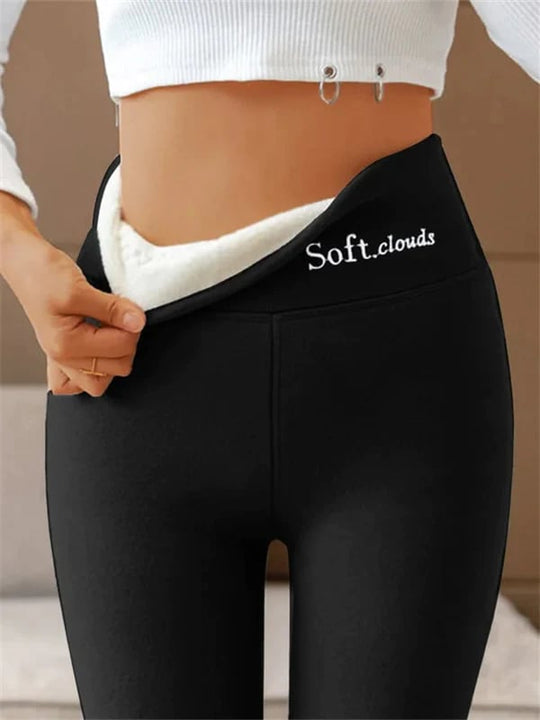 R&B | Damen Winterhose Fleece - Warme Leggings mit Formungseffekt