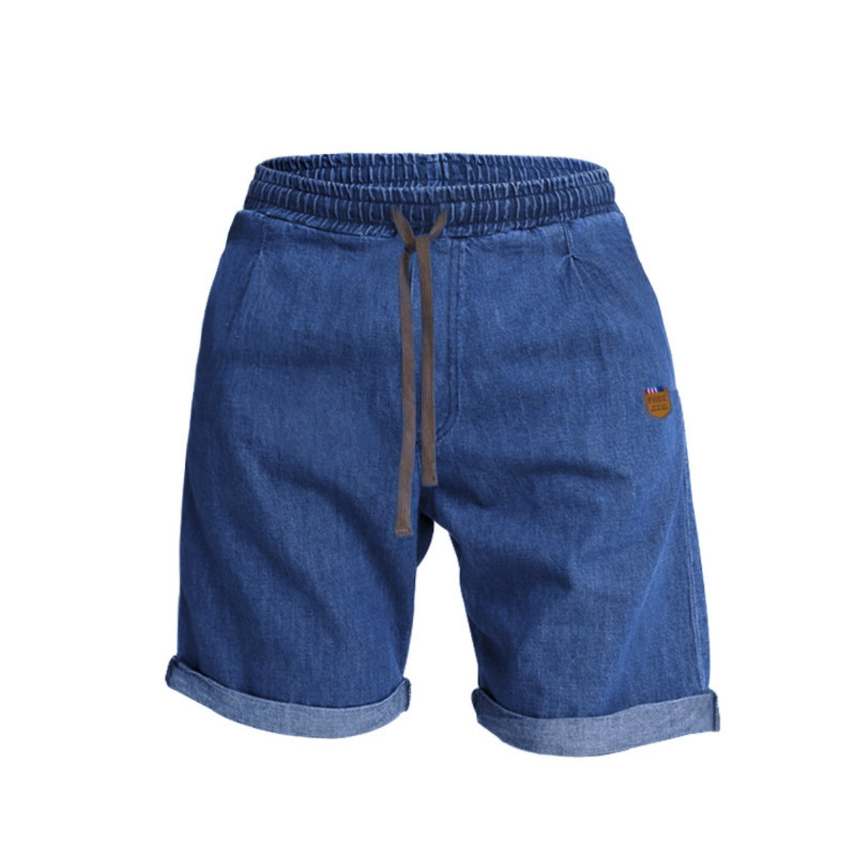 R&B | Kurze Hose aus schwerem gewaschenem Baumwolldenim