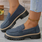 R&B | Britischen Stil Frauen Schuhe dicke Ferse dicke Sohle