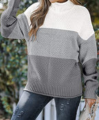 R&B | Eleganter Gestreifter Pullover