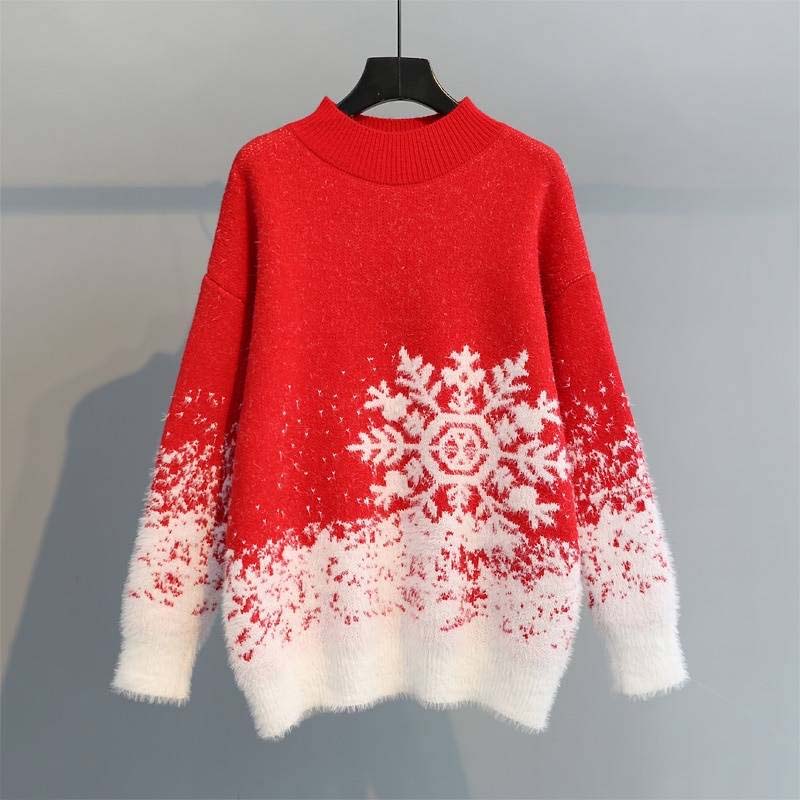 R&B | Festlicher Weihnachtlicher Strickpullover Für Damen