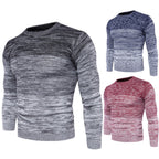 Herren Strickpullover im modernen Farbverlauf