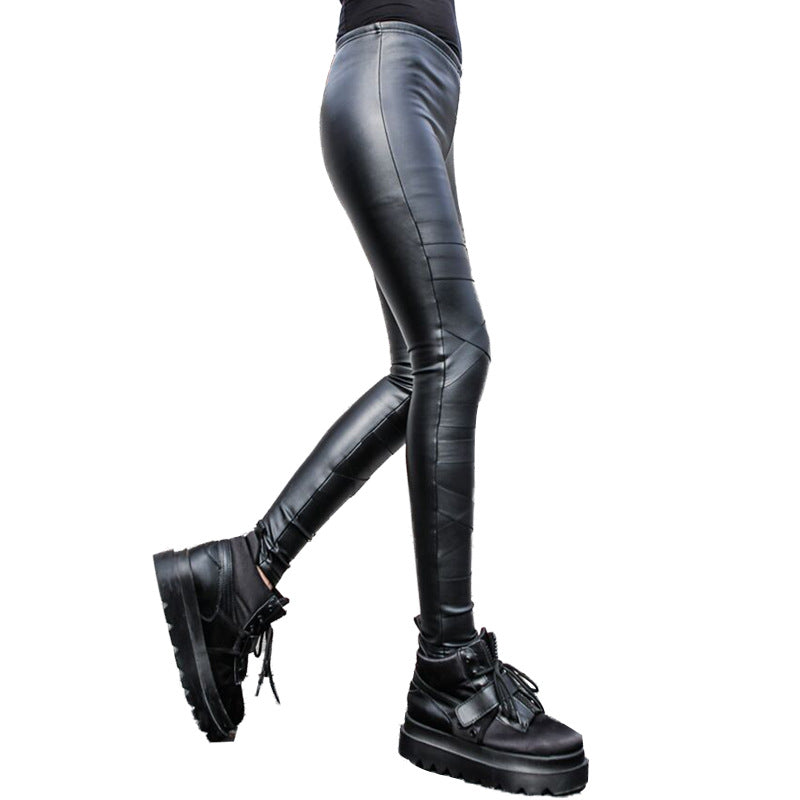 Damen Leggings im modischen look mit strukturierten Nähten R&B