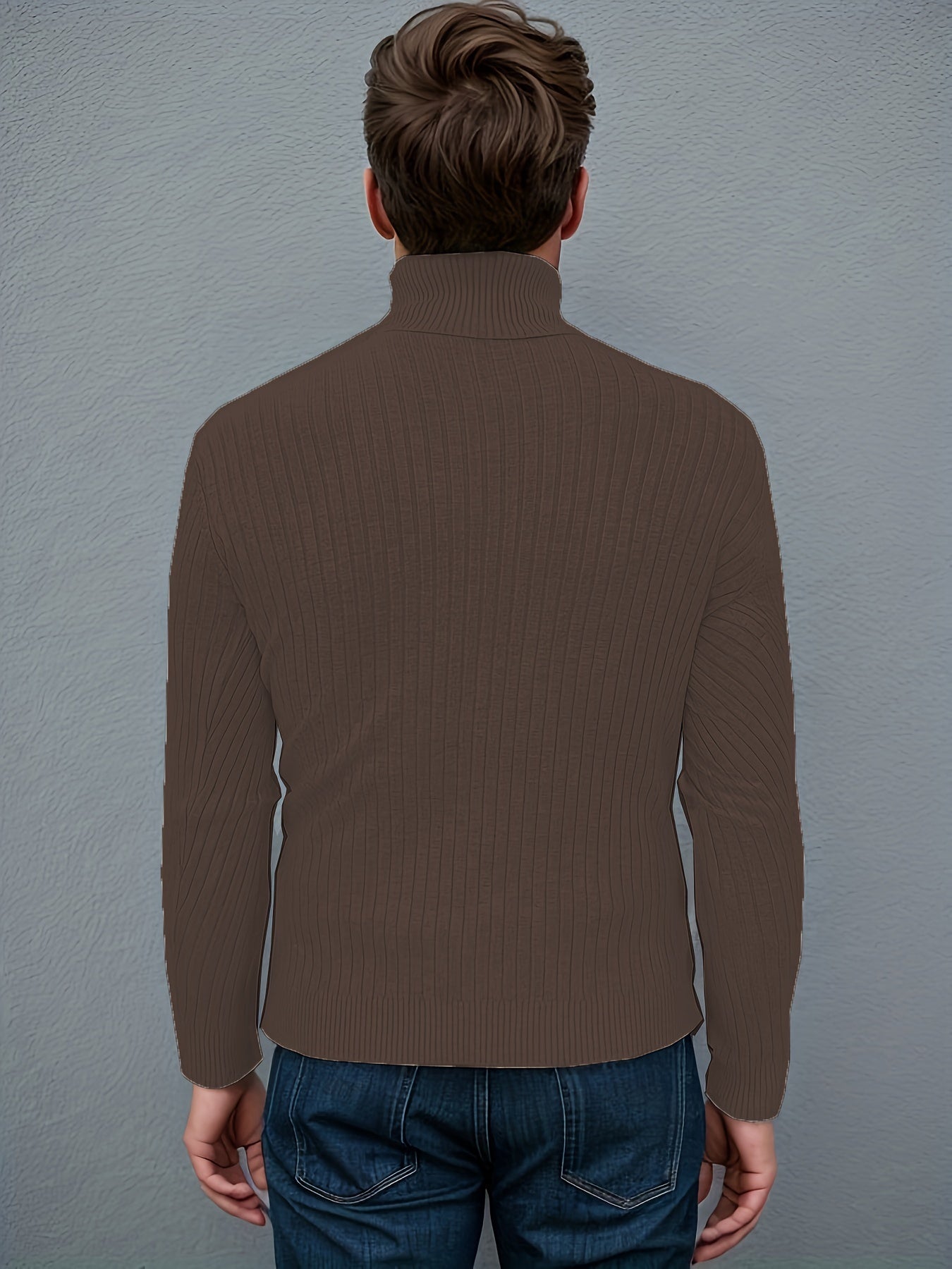 R&B | Kabelstrick Rollkragenpullover Weich und Warm Perfekt für Herbst und Winter
