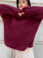 R&B | weicher Mohair-Strickpullover