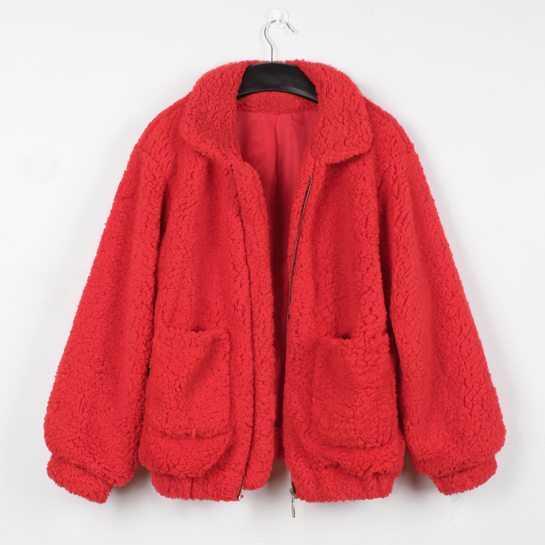 Damen Kuschelige Fleecejacke mit Reißverschluss R&B