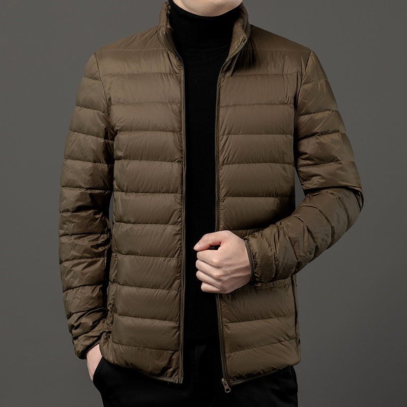 R&B | Herren Slim-Fit Leichte Pufferjacke