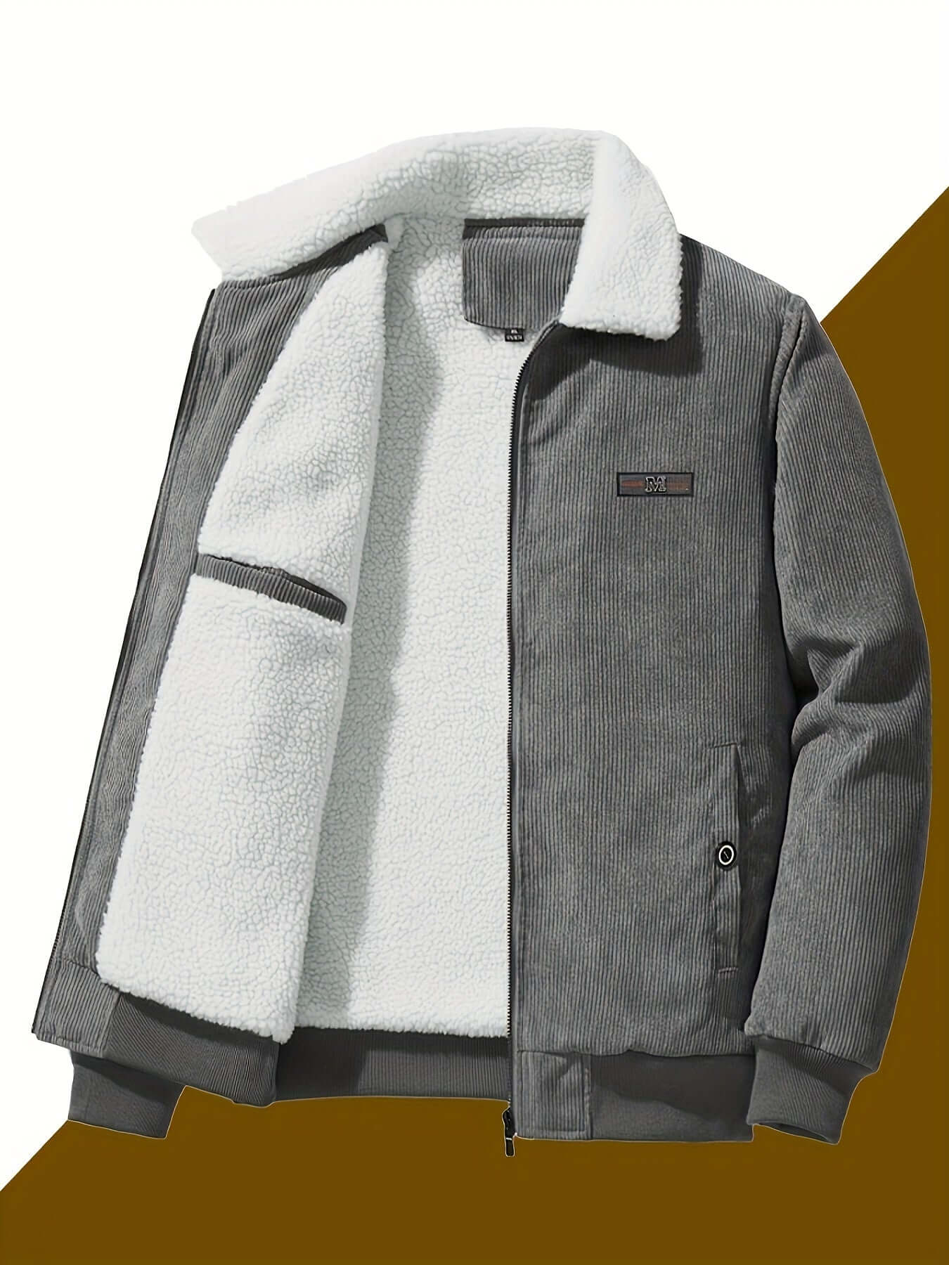 R&B | Herren Warme Winterjacke - Dicke Steppjacke