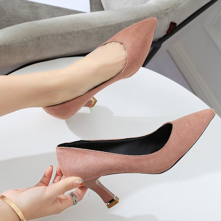 Damen elegante Pumps mit schickem Blockabsatz R&B