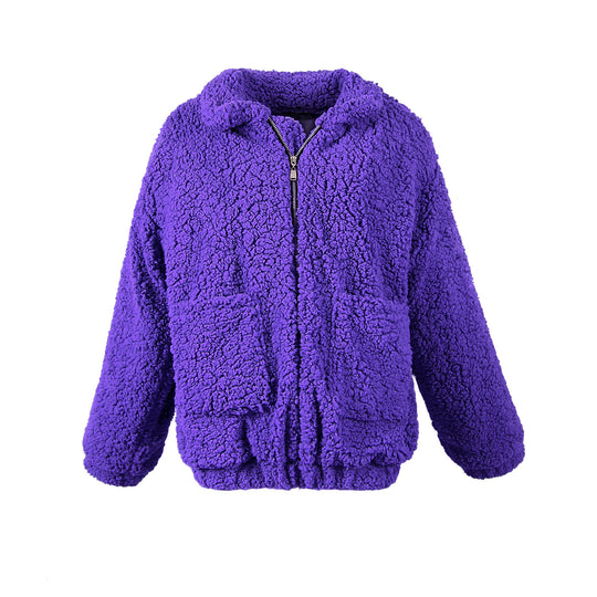 Damen Kuschelige Fleecejacke mit Reißverschluss R&B