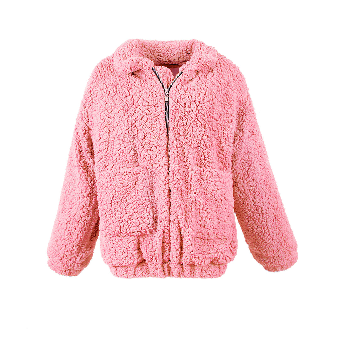 Damen Kuschelige Fleecejacke mit Reißverschluss R&B