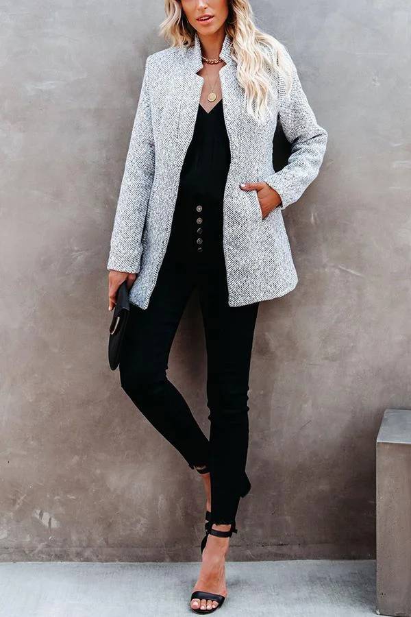 R&B | Legere einfarbige Jacke