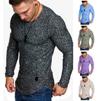 Herren Langarmshirt mit strukturiertem Design und körperbetonter Passform