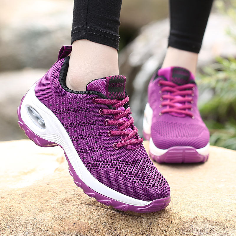 Damen Sportliche Lauf-Sneaker mit dämpfender Sohle und atmungsaktivem Obermaterial