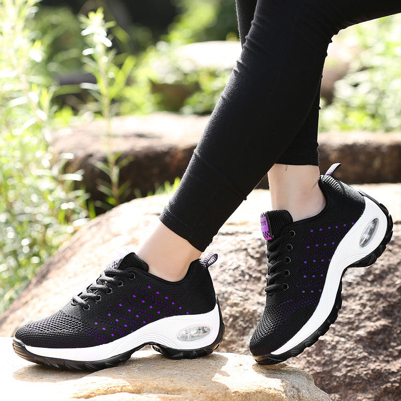 Damen Sportliche Lauf-Sneaker mit dämpfender Sohle und atmungsaktivem Obermaterial