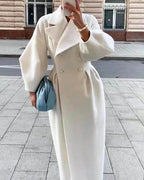 R&B | Damen Stilvoll Laternenärmel Lange Mantel