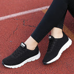Damen nan leichte atmungsaktive Strick-Sneaker mit gepolstertem Komfort-Fußbett R&B