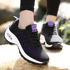 Damen Sportliche Lauf-Sneaker mit dämpfender Sohle und atmungsaktivem Obermaterial