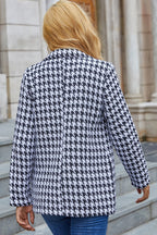 R&B | Hahnentritt Reverskragen Langarm Blazer