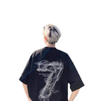 R&B | Lockeres T-Shirt in Übergröße für Männer