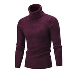 Herren Rollkragenpullover aus hochwertiger Strickware mit strukturiertem Design