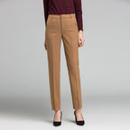 Damen Business Stoffhose mit feiner Struktur