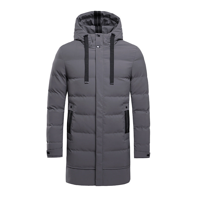 Herren isolierte Outdoor-Jacke mit verstellbarer Kapuze und funktionalen Taschen R&B