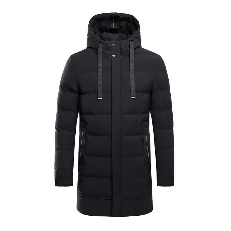 Herren isolierte Outdoor-Jacke mit verstellbarer Kapuze und funktionalen Taschen R&B