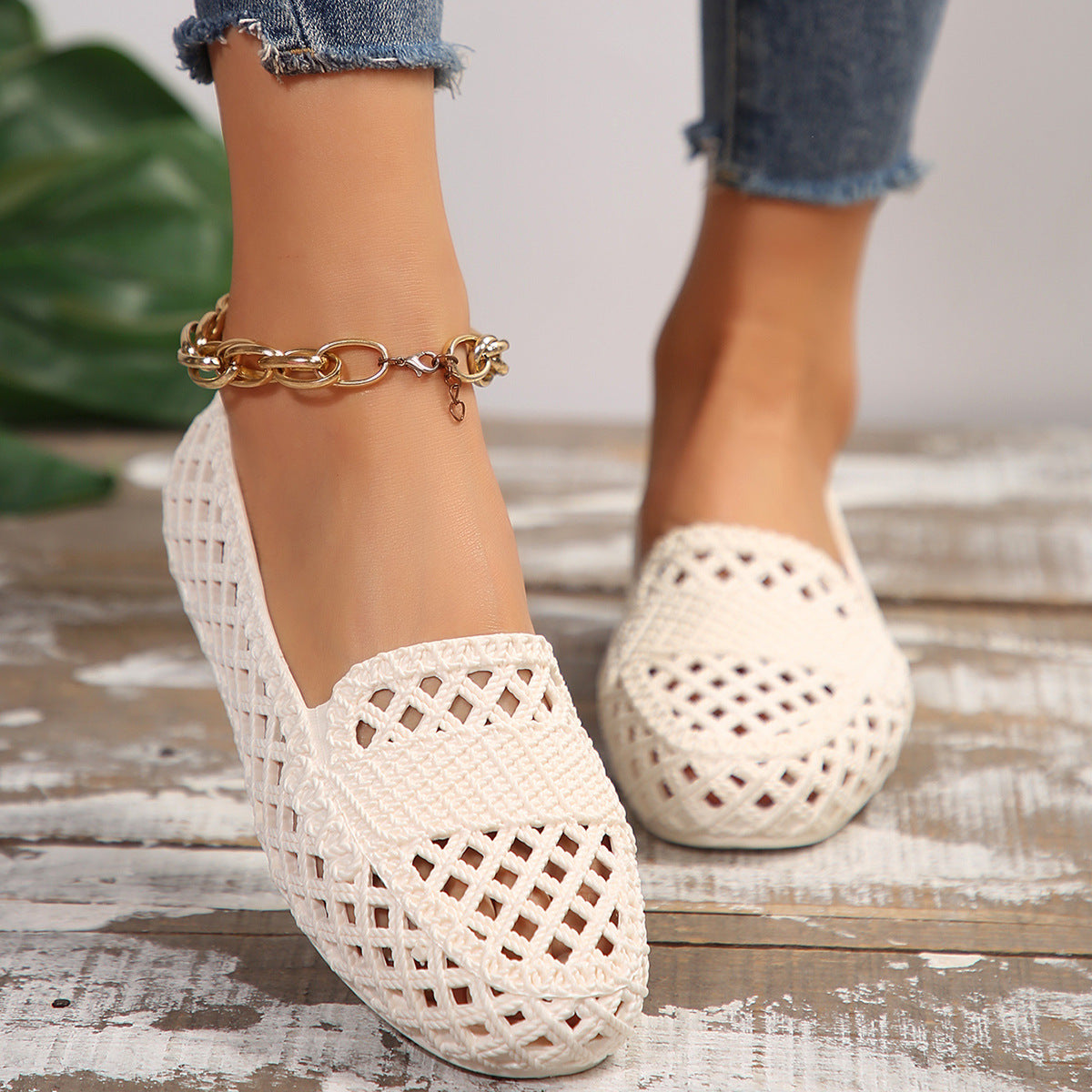 Atmungsaktive Mesh- Flats R&B R&B