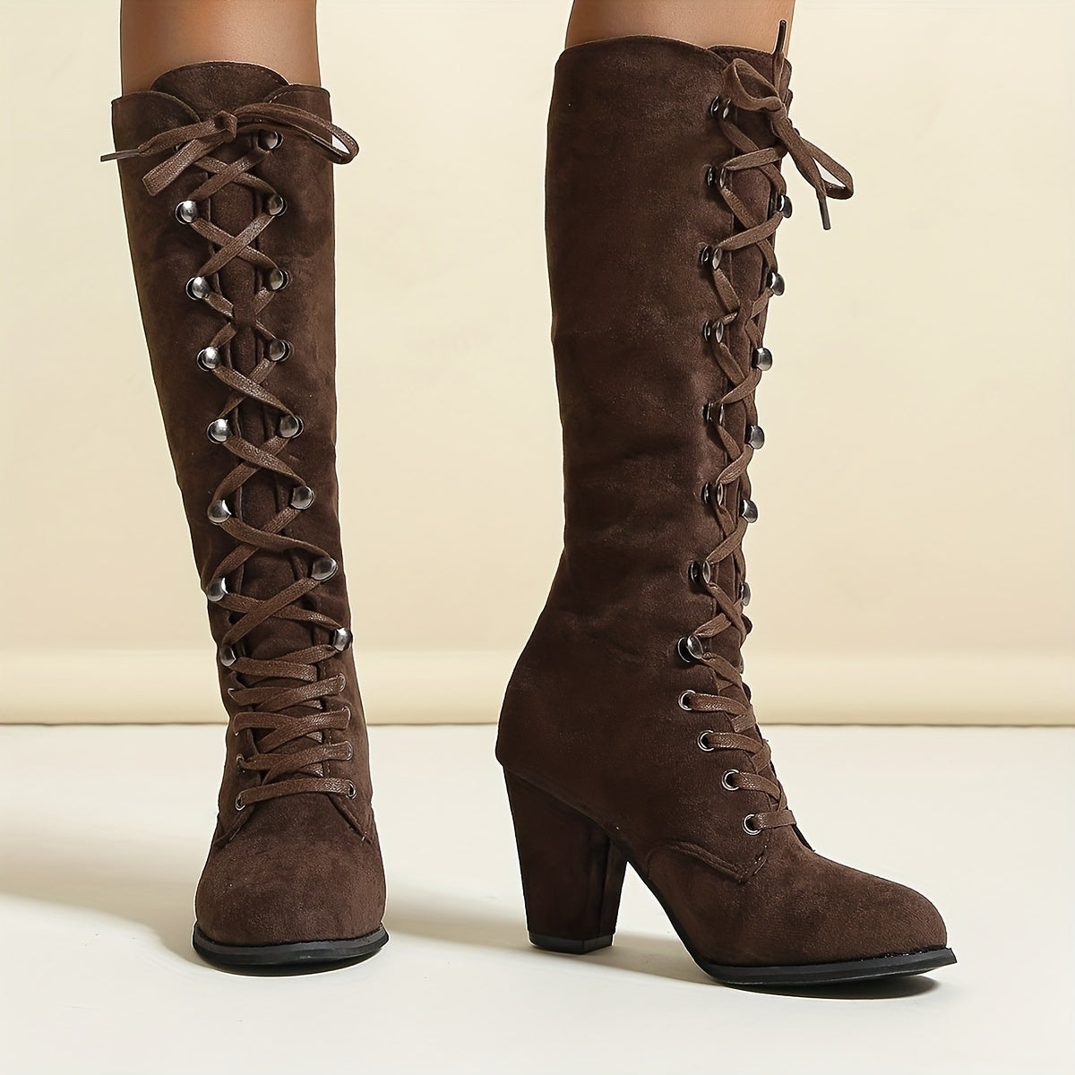 R&B | kniehohe, bequeme lange Winterstiefel für Damen