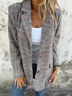 R&B | Stilvolle Damen Winter Kariert Blazer