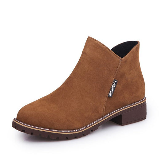 Damen modische Ankle-Stiefel mit rutschfester Sohle und bequemer Innenausstattung R&B