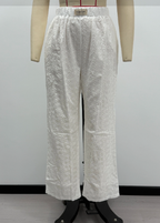 R&B | Loose fit Gestreift Elastisch Taille Hose