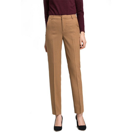 Damen Business Stoffhose mit feiner Struktur