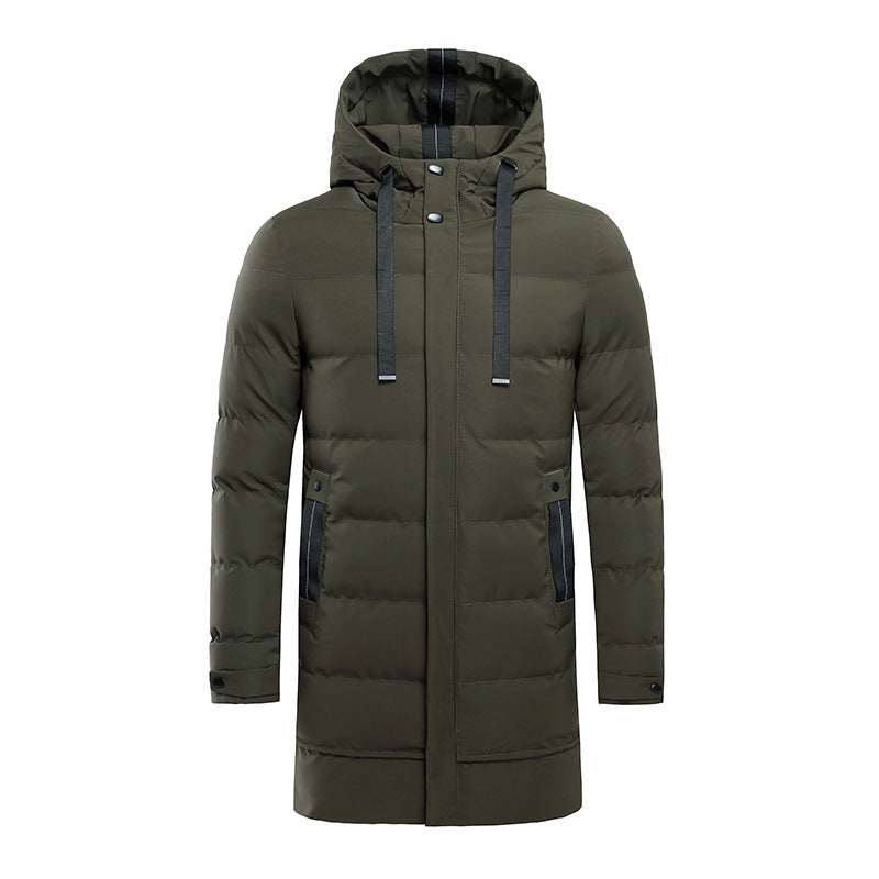 Herren isolierte Outdoor-Jacke mit verstellbarer Kapuze und funktionalen Taschen R&B