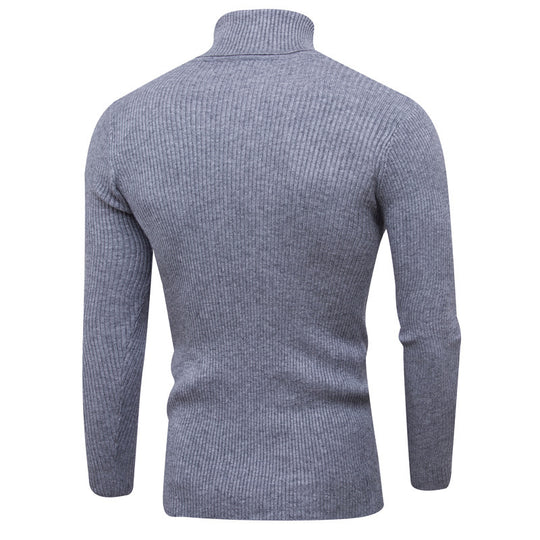 Herren eleganter Rollkragenpullover aus weichem Strick R&B