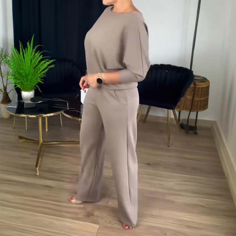 R&B | Stylisches 3-Teilige Set Bestehend Aus Einem Langen Cardigan, Top und Hose