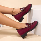 Damen-Loafer mit Metallkette R&B R&B