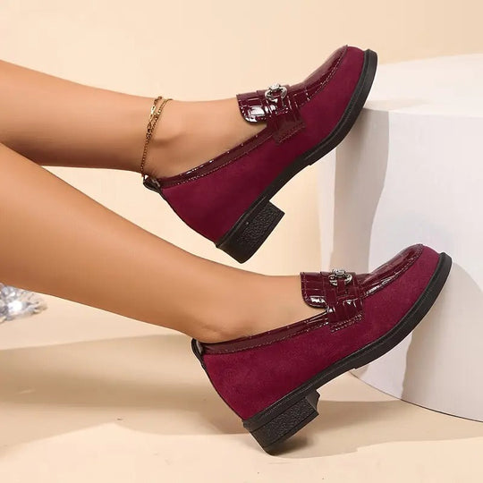 Damen-Loafer mit Metallkette R&B R&B