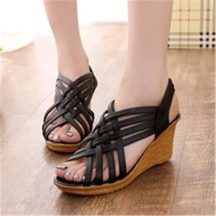 Damen Wedge-Sandalen mit elegantem Riemchen-Design und rutschfester Sohle