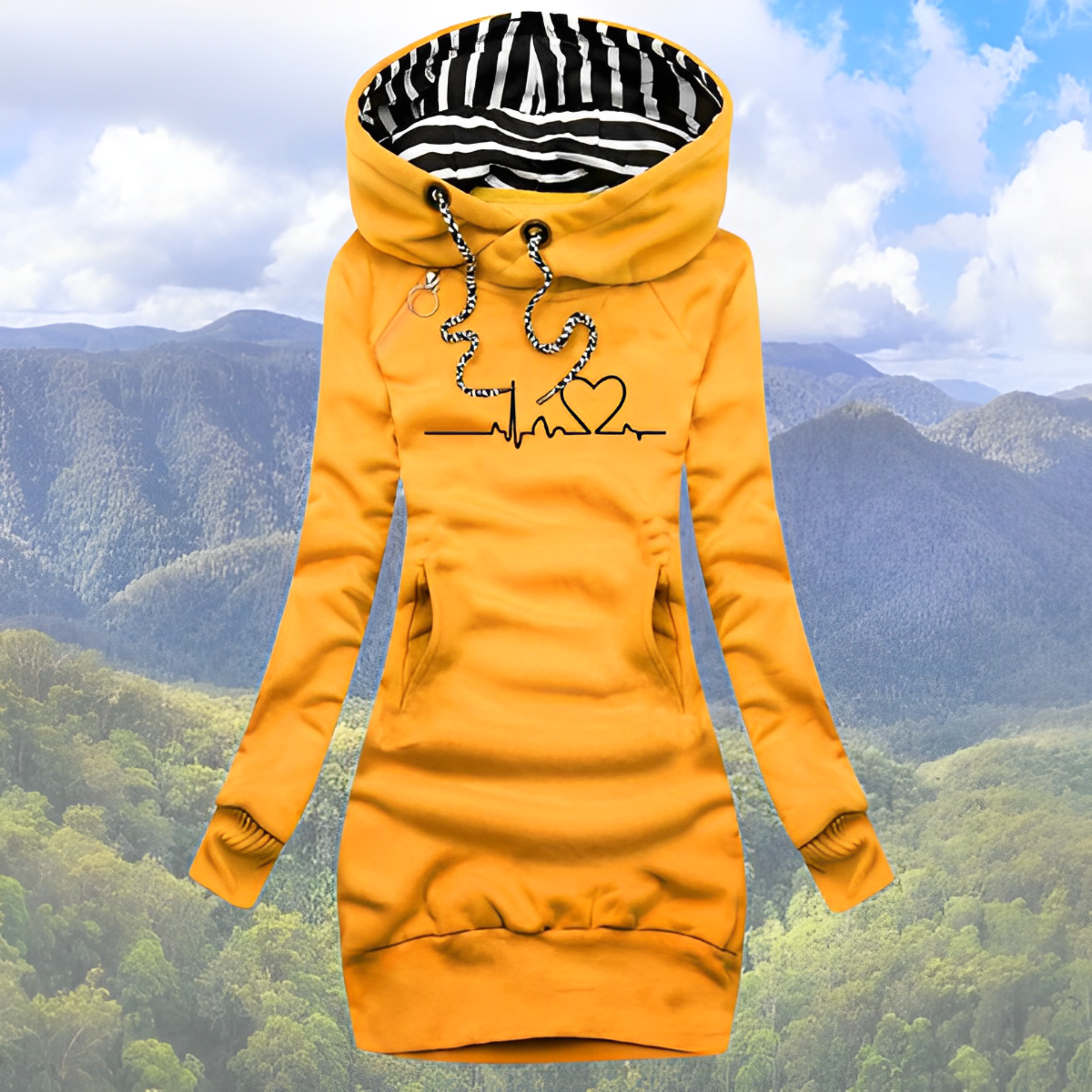 Heidi-Mode | Heartbeat Kapuzenpullover