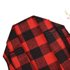 Damen Üppiger karierten Poncho EB