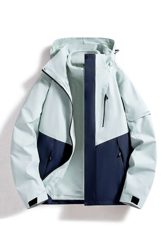 R&B | Wasserdichte Kapuzenjacke für den Außenbereich