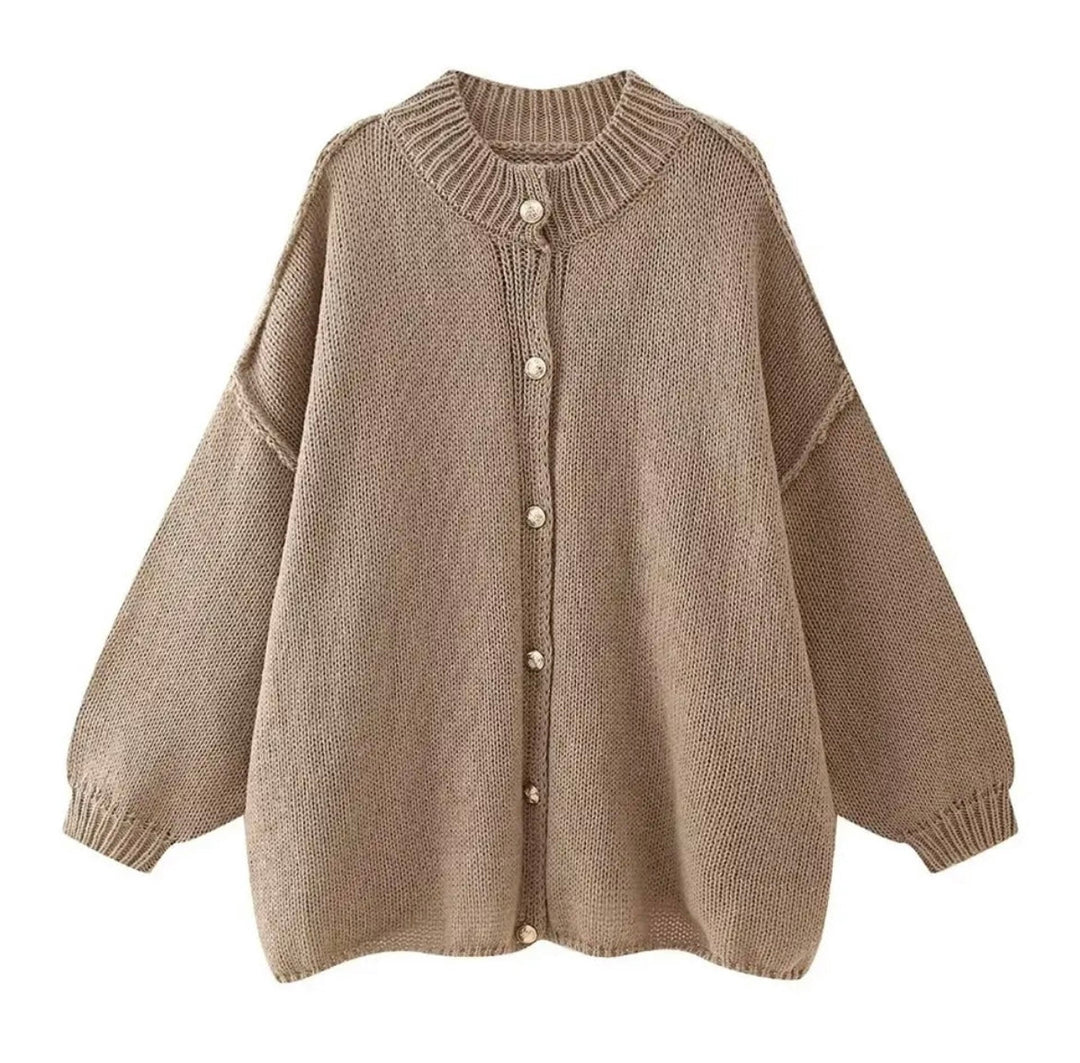 R&B | Gemütlicher Oversized Strickcardigan-Pullover