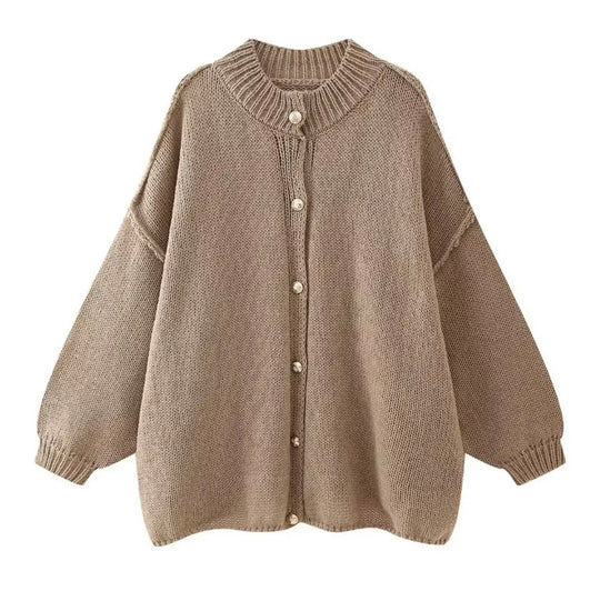 R&B | Gemütlicher Oversized Strickcardigan-Pullover