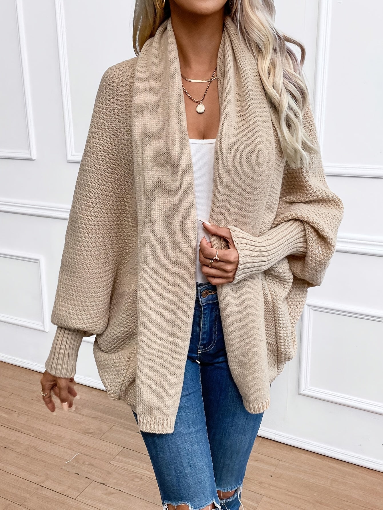 R&B | Langärmliger Kaschmir Cardigan für Frauen, Perfekt für Den Herbst